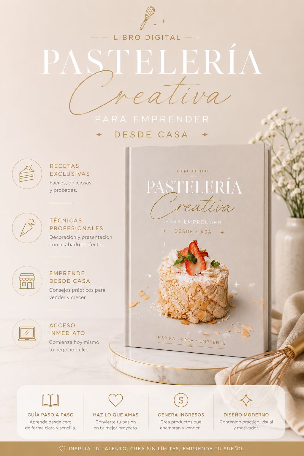 Pasteleria Creativa para Emprender Desde Casa